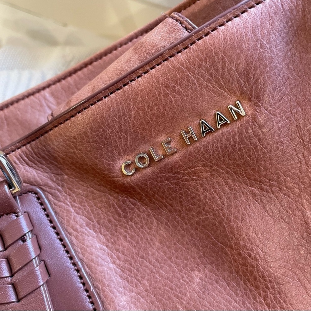 Cole Haan Women's Rose Leather Tote - Picture 3 of 9